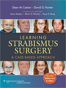 Learning strabismus surgery book cover